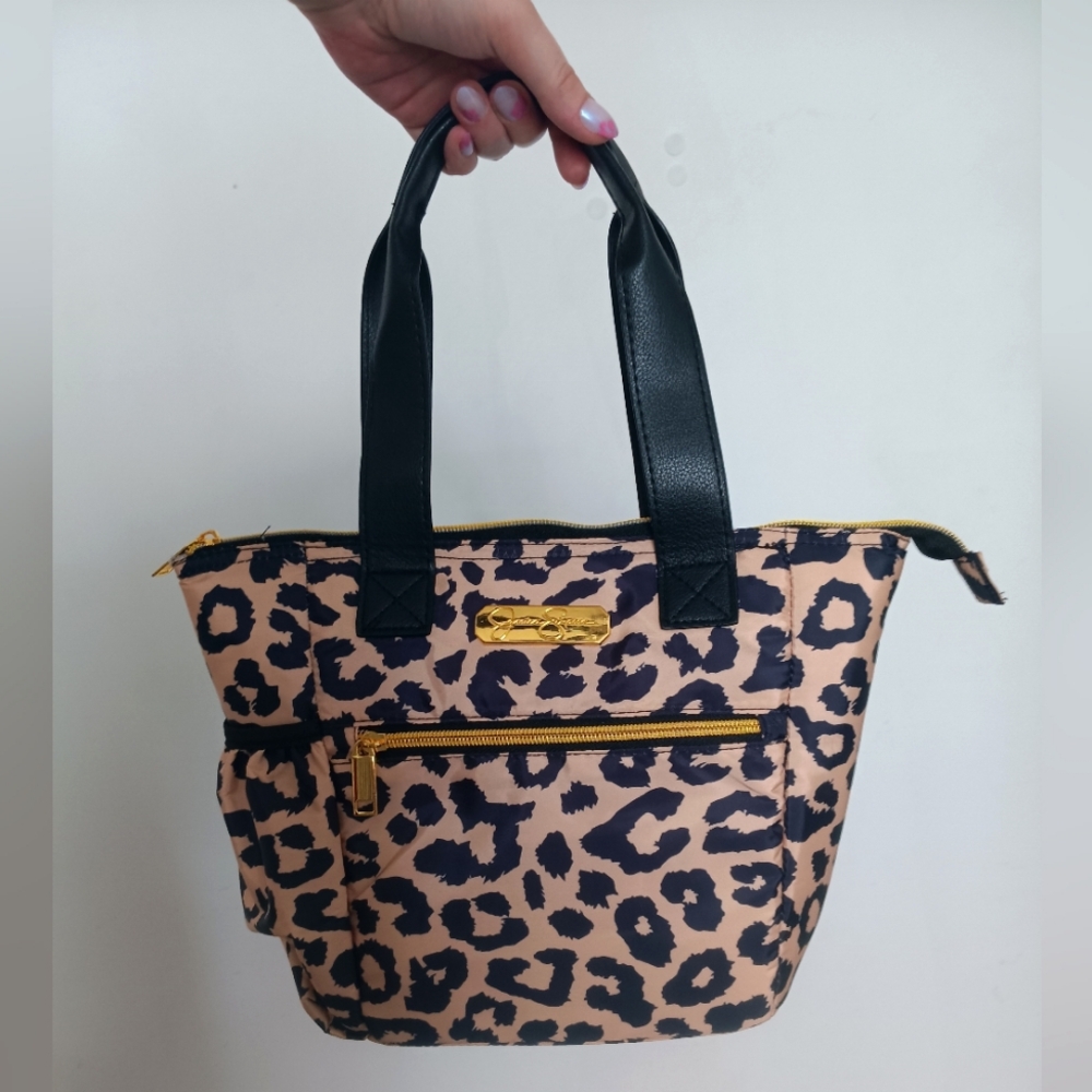Jessica Simpson Leopard Print Lunch Tote